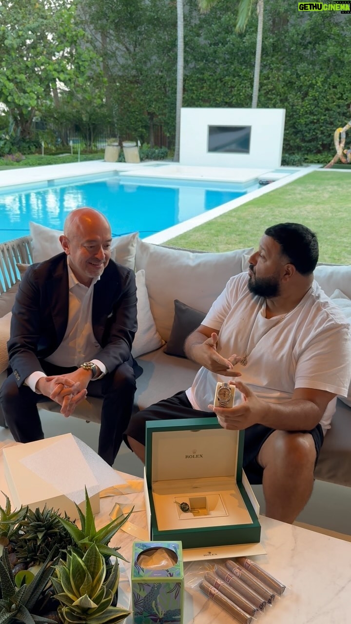 DJ Khaled Instagram - I LIKE WHAT DRAKE LIKES Bless up all the watch collectors out there Motivation inspiration vibes only , also alway our time reminder . I HAVE 2 DRAKES LOCKED 🔐 ALSO NOW I Have THE WATCH DRAKE HAS . Love is the only way ! @wethebest