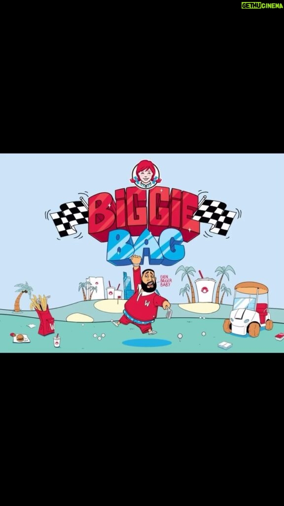 DJ Khaled Instagram - DAYTONA FLORIDA FANLUV LETS GO BIGGIE !! @wethebest X @wendys !! See you in Daytona this weekend! @wendys #ad FANLUV GET THE DJ KHALED BIGGIE BAG 💼!