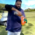 DJ Khaled Instagram - It was neck to neck great golf great game and great @gatorade ! @kai your true gentleman great win . He won by one hole 🕳️ ⛳️🏌️‍♂️🏝️ . Let’s keep going !!!! GOD DID!