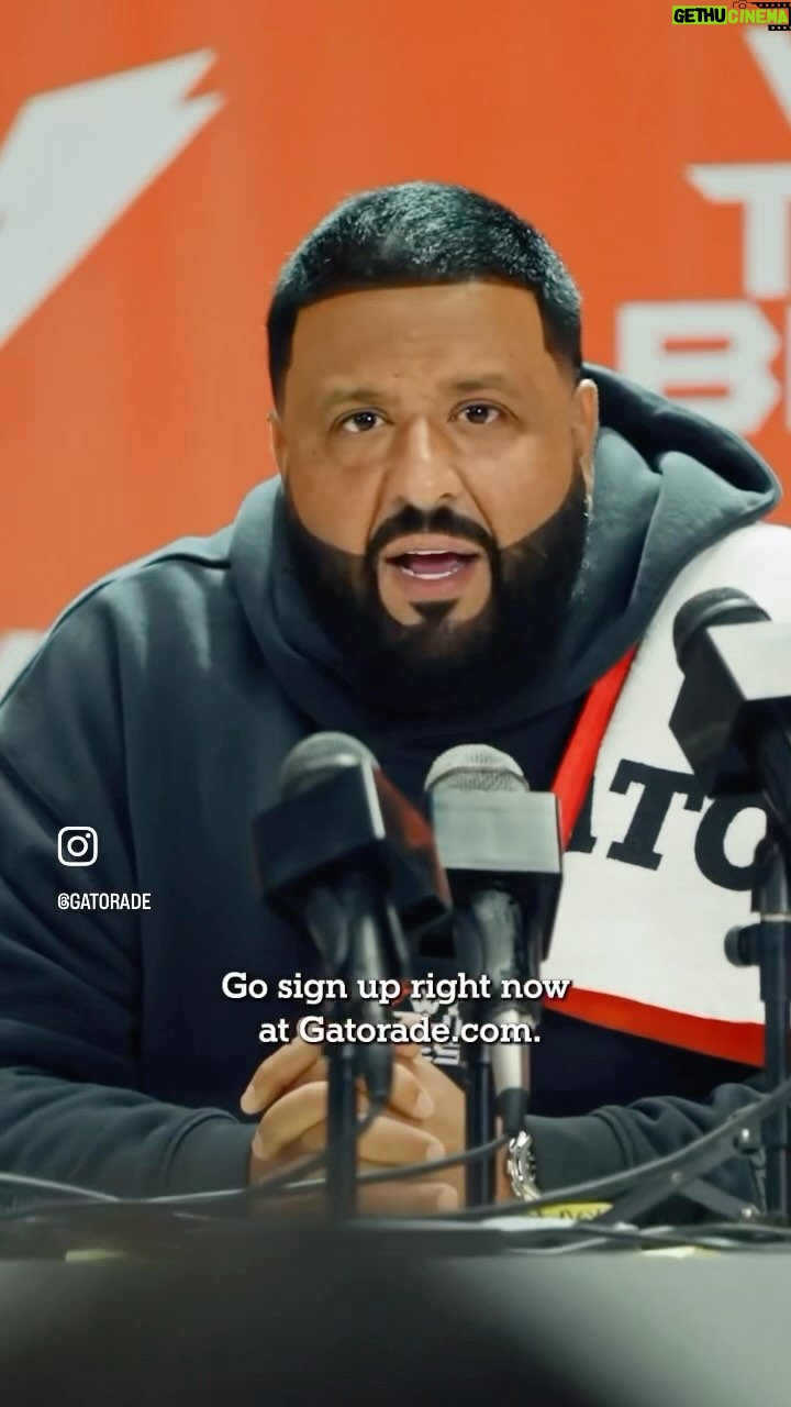 DJ Khaled Instagram - Hit the link in bio to sign up for Gatorade iD on Gatorade.com and be prepared for the Gatorade x DJ Khaled Capsule Collab dropping 2/8. @wethebest @gatorade NEW ALBUM IN THE WORKS !!!!!!