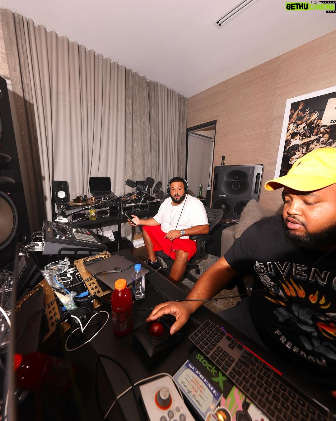 DJ Khaled Instagram - ITS SPECIAL 🤲🏽 New album in the works 🤲🏽 @wethebest