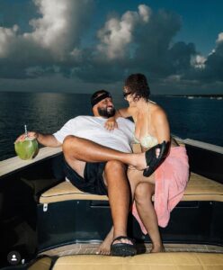 DJ Khaled Instagram - love forever THANK YOU GOD 🤲🏽🆙 Happy valentine my love my QUEEN ! Me @asahdkhaled @aalamkhaled love you so much !