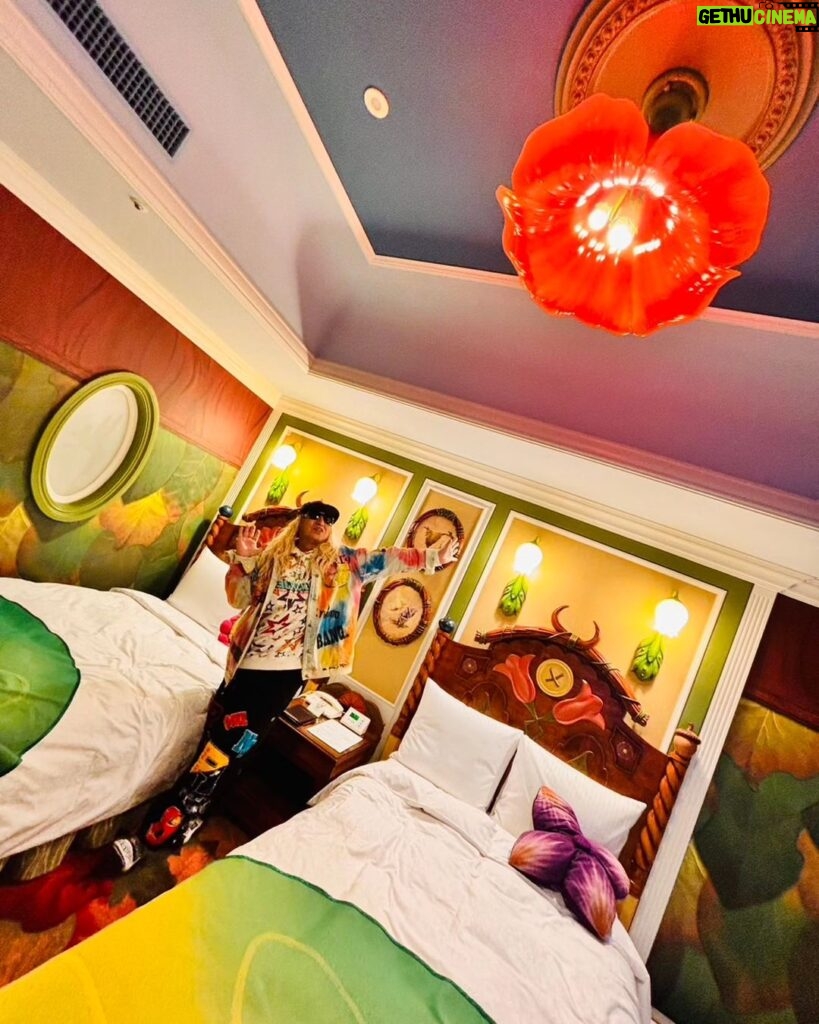 DJ Koo Instagram - お正月は家族でディズニー！！ ホテルでゆっくり過ごします #tdr #ティンカーベル #DJKOO