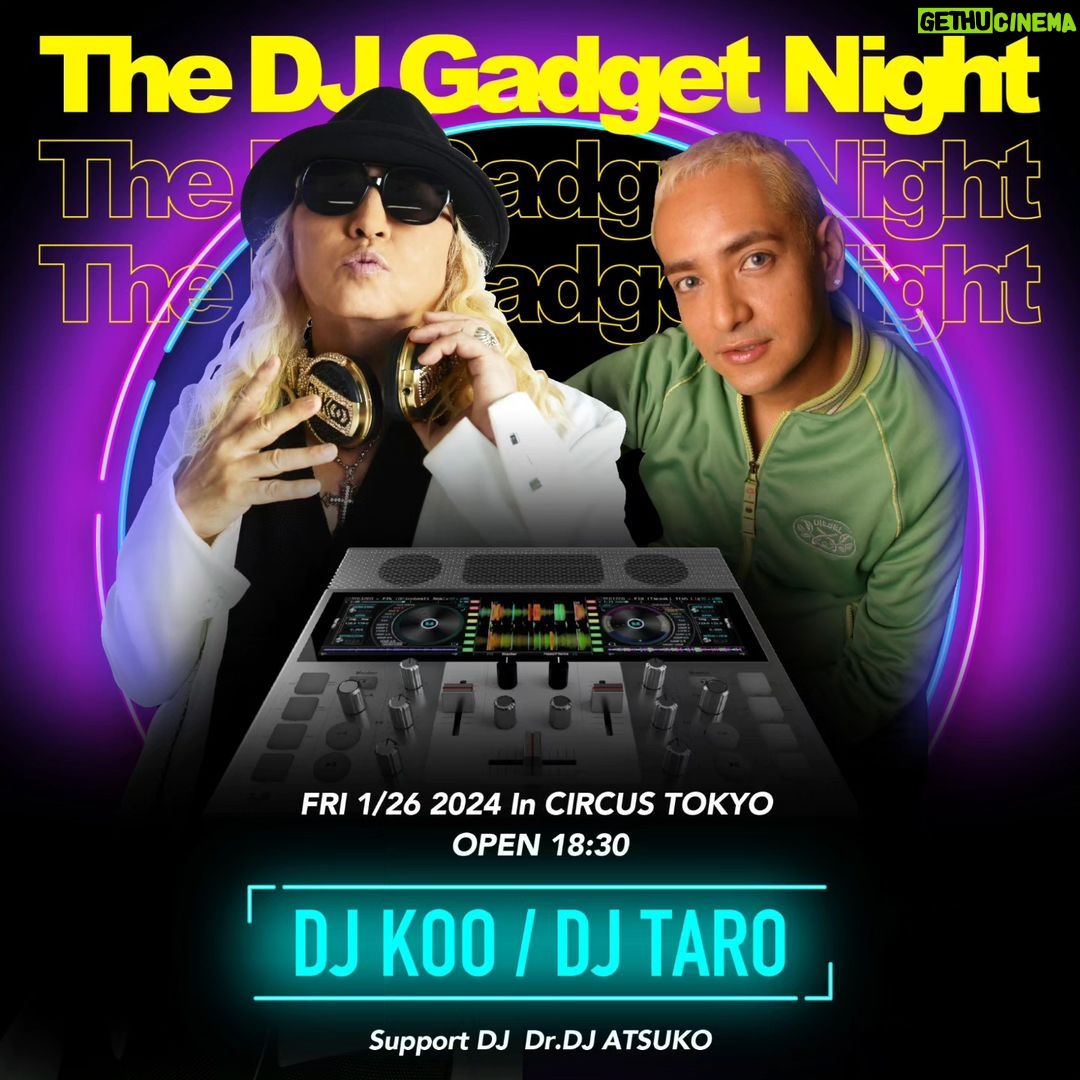 DJ Koo Instagram - The DJ Gadget Night DJ KOO from TRF / DJ TARO GODJ Plus(ゴー ディジェイ プラス)A4サイズにDJに必要な全ての機能を詰め込んだDJシステムを使用!! 1/26 (金) 18:30 - 21:00 会場 CIRCUS TOKYO 3-26-16 Shibuya, Shibuya-ku, Tokyo チケット詳細はこちら https://3416.zaiko.io/item/362060 #GODJPlus #DJKOO