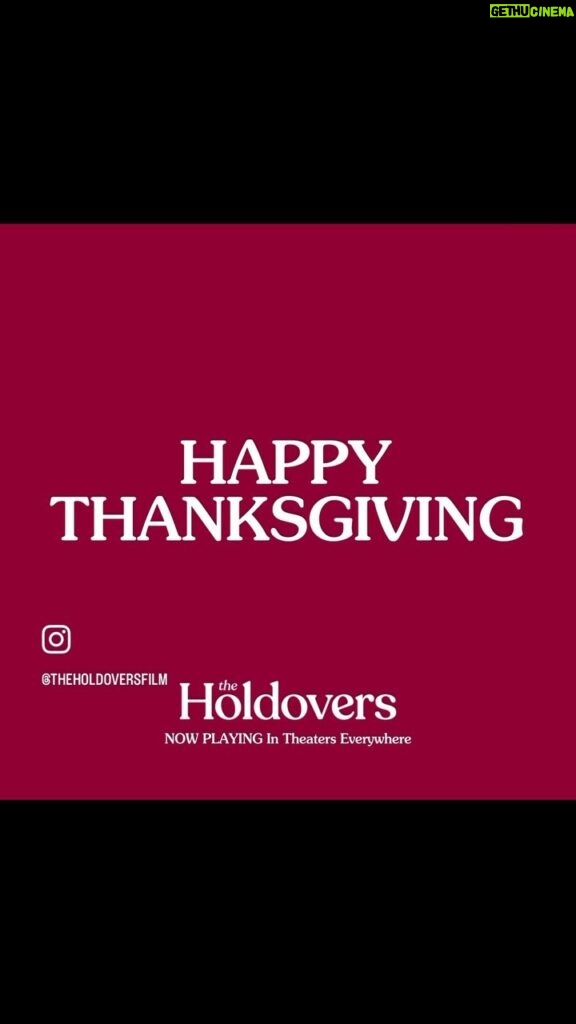 Da'Vine Joy Randolph Instagram - Wishing you a season of good company and new traditions. Happy Thanksgiving, from our table to yours. #TheHoldovers is now playing only in theaters.