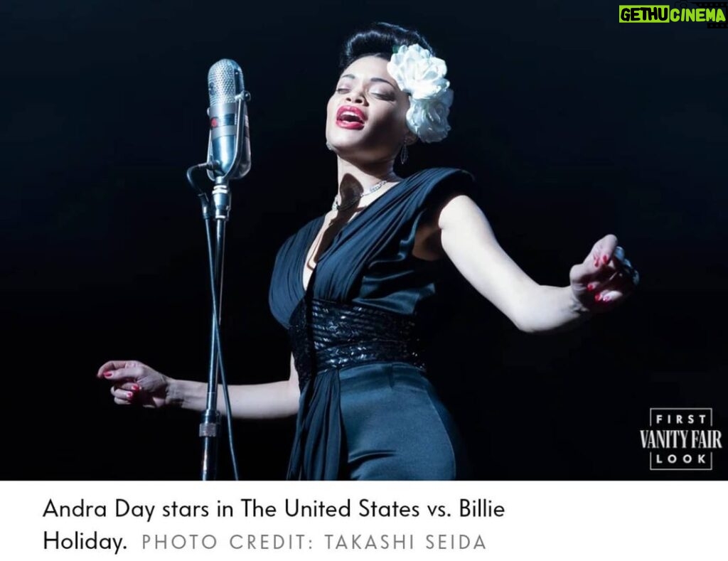 Da'Vine Joy Randolph Instagram - Imma just let this sit right here... This one was special and is oh so timely! Giving you LOOKS FOR DAAAAYS. @leedaniels did his THING on this one. And that @andradaymusic TUH, you'll see...😏 #UnitedStatesvsBillieHoliday