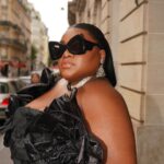 Da'Vine Joy Randolph Instagram - Nina Ricci just hits DIFFERENT @harris_reed thank you so much for having me. I can’t wait to make magic with you 😘. The collection is to DIE for! Shoutout to @preciousleexoxo, who turnt the show OUT Paris, France