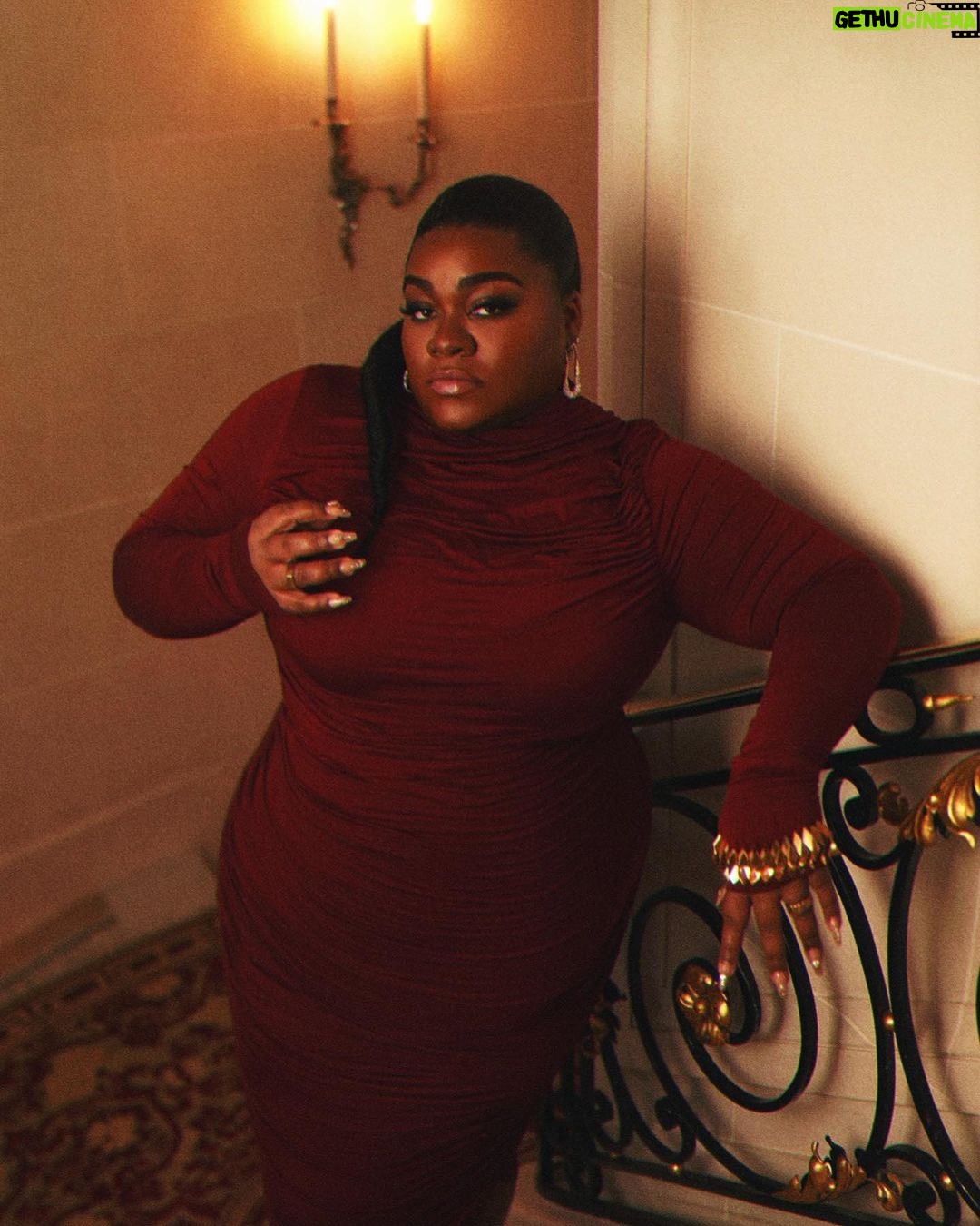 Da'Vine Joy Randolph Instagram - Painting the town Red Paris, France