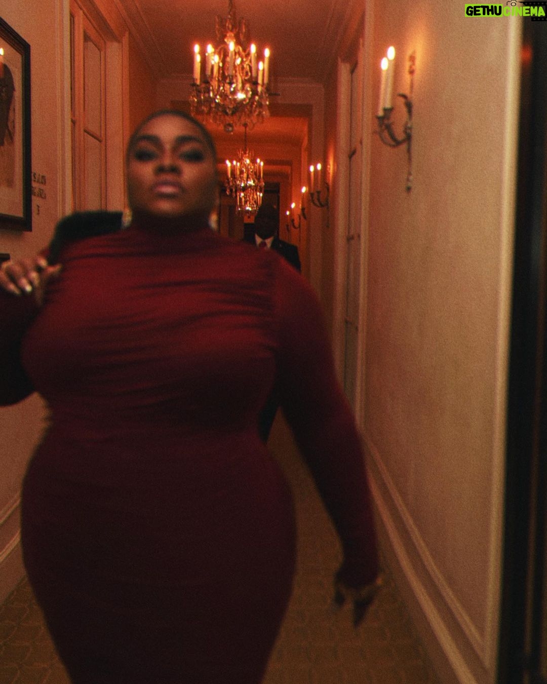 Da'Vine Joy Randolph Instagram - Painting the town Red Paris, France