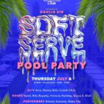 Dahlia Sin Instagram - Come Soak Up The Sun With Me By The Pool @summerclubnyc TODAY For @softservenyc It’s 88 Out And I’m Ready To Melt 🦩 3-9PM Ticket Link In Bio 👙 Fit @leak_nyc Hair @hatzbycarlos The Summer Club NYC