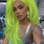 Dahlia Sin Instagram - In My @skims For @softservenyc 💚 Hair @hatzbycarlos The Summer Club NYC