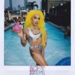 Dahlia Sin Instagram - In My @skims For @softservenyc 💚 Hair @hatzbycarlos The Summer Club NYC