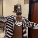 Dalip Singh Instagram - When @rahulshrma1990 making fun with @thegreatkhali Blazer 👋 #moyemoye #moye