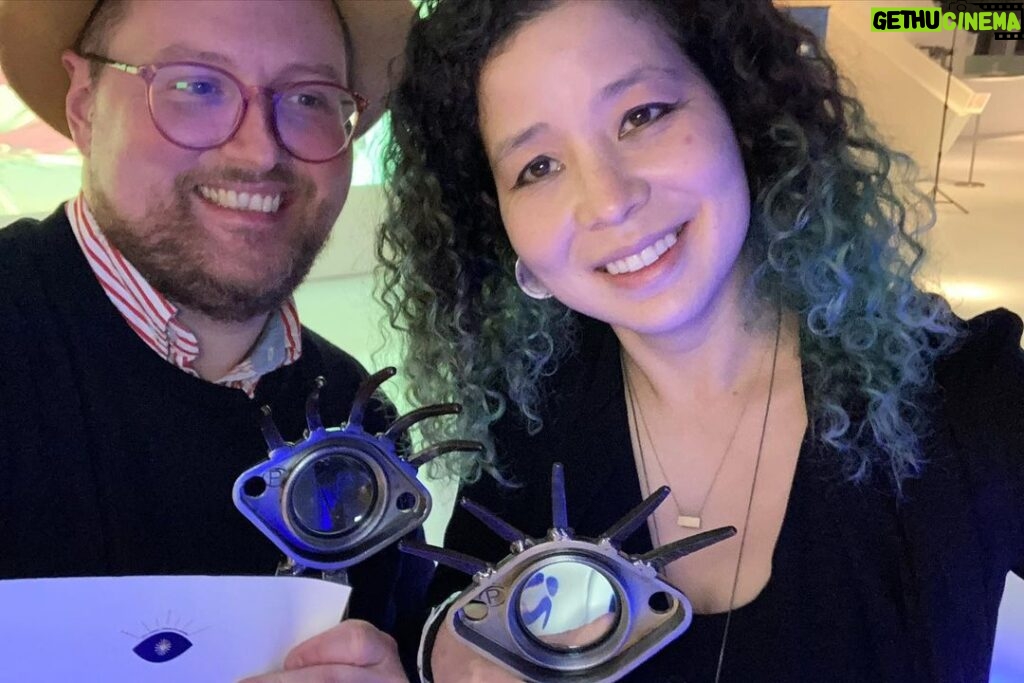 Dan Deacon Instagram - I’m so happy and totally blown away to have won my first Cinema Eye Honors award last night for Outstanding Achievement in Original Music Score for my score for Ascension!!!!! Thanks so much to Jessica @jk_or_am_i , Nate @nathantruesdell and Kira @skkira for bringing me on the team to score your beautiful film. Jessica thanks so much for the amazingly collaborative and adventurous process you fostered! And congrats on all your wins last night too!!! Thank you to Ledah @ledahfinck and Owen @owww.en.gardner for being such incredible musicians and improvisers. Working with those sessions we did brought me such joy and I cannot thank you enough. Thank you to Craig @craigwbowen at Tempo House @tempo_house_recording to engineering the sessions masterfully and making the most insane espresso. Thank you to all of you who have been supporting my weird music for the last 20+ years. Thank you so very much from the entirety of my heart. Thank you @cinema.eye.honors for recognizing all the aspects of documentary filmmaking! You can stream @ascensiondocumentary on Paramount+ and you can stream my score on all streaming platforms. Links in bioooooooooooo Museum of the Moving Image