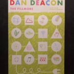 Dan Deacon Instagram - Playing one of my favorite venues in world tonight, @thefillmore in San Francisco. Beautiful poster for the show made by @katie_benn_ Also this is my stage setup for these shows. Thanks to everyone who came out last night! Ill post more about that tomorrow! ❤️♾⚡️