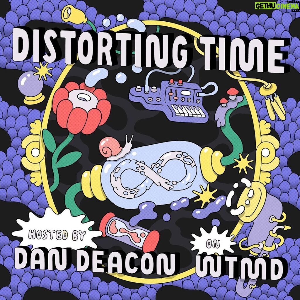 Dan Deacon Instagram - Starting Feb 19th I’ll be hosting a weekly radio series @distortingtimeradio on @wtmdradio Fridays at Midnight EST (Friday into Saturday) ➿➰〰️The show will play exclusively unabridged long-form music. Really excited about this show finally coming to the airwaves! ➿➰〰️I’ve started a separate insta for @distortingtimeradio so follow that account to stay update on all the time distorting〰️➰➿ The amazing @wilson.wk was kind enough to illustrate the shows artwork.➿➰〰️Hope you can tune in and join me Fridays at Midnight in Distorting Time on 89.7 WTMD♾🔷♾ Baltimore, Maryland
