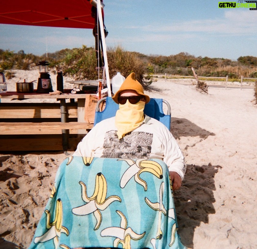 Dan Deacon Instagram - I love the beach . . . (edit: since people keep messaging me asking if I’m at the beach: no I am not at the beach. This photo is from last month. Also photo by @owlshots)