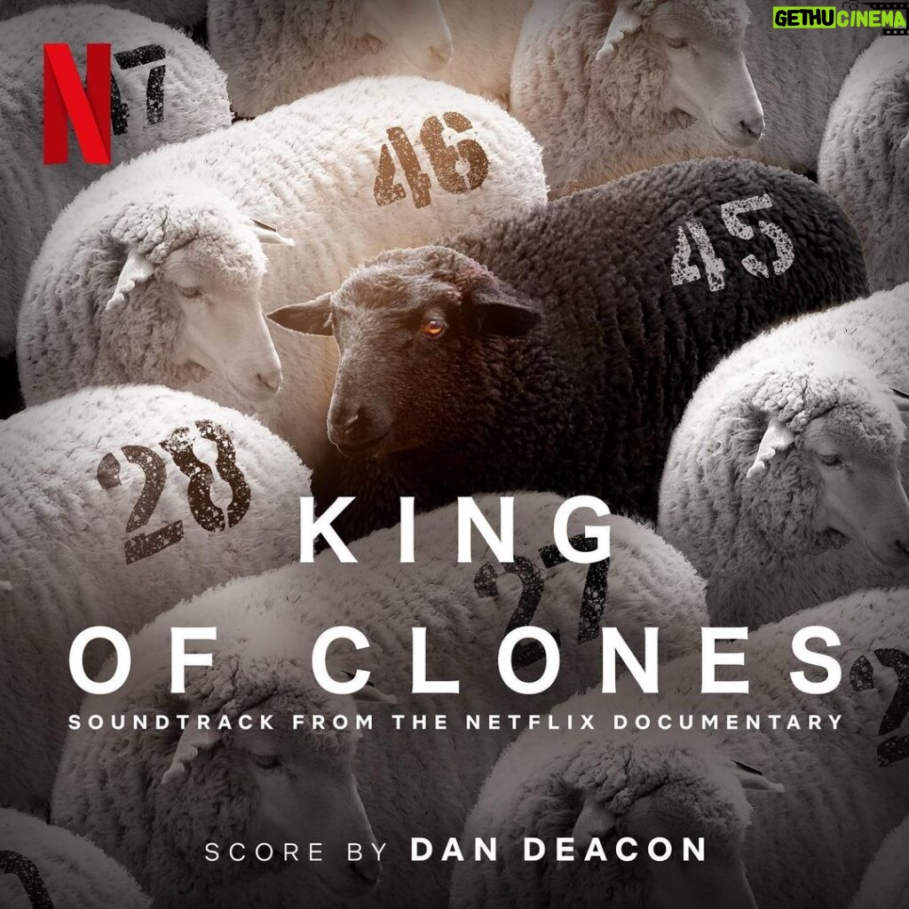 Dan Deacon Instagram - KING OF CLONES is out today on Netflix and the score is also released today streaming everywhere! Thanks so much to everyone across this film and the soundtrack release! 🐑 LINK IN BIO!🐑 Thanks so much especially to the amazing ensemble of Ty Page (soprano and alto Sax), Stephanie Ray (flute, alto flute) and Peter Kibbe (cello) for their amazing performances!!! 🐑 And of course thank you to director Aditya Thayi and editor Simon Barker for trusting me with the score to your film and allowing so much freedom so to explore! Last but not least thank you to my music editor and all time top dog Chester Gwazda! And Mat at @mobtownstudios for the mastering!!! 🐑 Check out the film on Netflix and please give the score a listen! 🐑