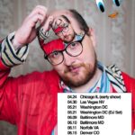 Dan Deacon Instagram – Hi! Here’s a list of my current spring performances. Tickets are on sale now, link in bio to my website for ticket lnks:

🌕4.24: Chicago: City Winery (early show)
🌖4.30: Las Vegas: AREA 15
🌗5.21: DC: Hirshhorn Museum
🌘5.21:DC: Songbyrd (DJ Set, late)
🌑6.09: Baltimore: Ottobar
🌒6.10: Baltimore Ottobar (Sold Out)
🌓6.11: Norfolk VA: Toast
🌔6.15: Denver CO: Meow Wolf
🌕6.18: Tacoma: Alma Mater
🌖6.19: Palm Springs: Alibi
🌗6.21: Petaluma: Lagunitas Amphitheater Mr Bean