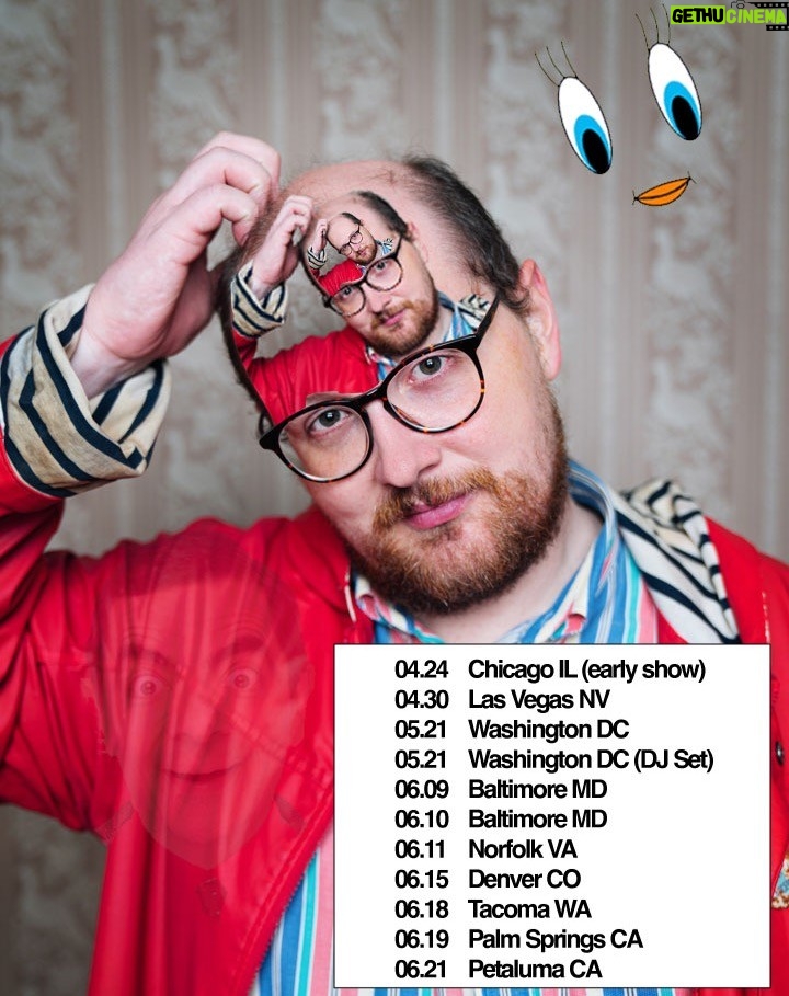 Dan Deacon Instagram - Hi! Here's a list of my current spring performances. Tickets are on sale now, link in bio to my website for ticket lnks: 🌕4.24: Chicago: City Winery (early show) 🌖4.30: Las Vegas: AREA 15 🌗5.21: DC: Hirshhorn Museum 🌘5.21:DC: Songbyrd (DJ Set, late) 🌑6.09: Baltimore: Ottobar 🌒6.10: Baltimore Ottobar (Sold Out) 🌓6.11: Norfolk VA: Toast 🌔6.15: Denver CO: Meow Wolf 🌕6.18: Tacoma: Alma Mater 🌖6.19: Palm Springs: Alibi 🌗6.21: Petaluma: Lagunitas Amphitheater Mr Bean