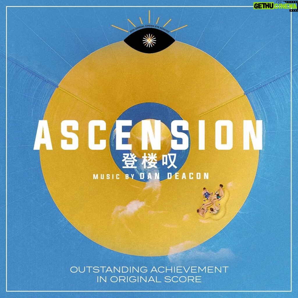 Dan Deacon Instagram - 👁 @ascensiondocumentary won 3 awards at this year’s 15th Annual Cinema Eye Honors, including Outstanding Achievement in Original Score! 🌟 Working in close collaboration with director Jessica Kingdon, Ascension composer @dandeacon wove together a vibrant symphony of field recordings, strings and synths to create the film’s unique soundscape. Heard throughout almost every moment of the nearly wordless documentary, the score was engineered to ascend the harmonic scale, constantly driving the narrative forward (and upward) with a steadily growing undercurrent of unresolved tension and repetition. ➡️ Swipe to sample a few of our favorite cues from the soundtrack and check out the full album now streaming wherever you listen to music 🎶