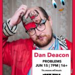 Dan Deacon Instagram – Shows this month!
♾
🦆June 9 Baltimore @theottobar 
💿June 10 Baltimore (sold out)
🔑June 11 Norfolk @lavapresents 
🎷June 15 Denver @meow__wolf 
🧲June 21 Petaluma @lagunitasbeer 
🔵
Baltimore and Norfolk will be with @jer_hy on drums and with @alexsilvasounds opening!

I had some schedule conflicts with Tacoma and Palm Springs, sorry to everyone with tickets. Hopefully we can make those up on the next run.