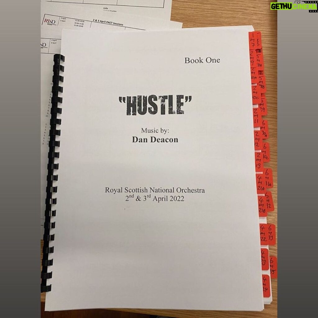 Dan Deacon Instagram - HUSTLE OST is out TODAY!!! You can stream it now! Link in bio! Very pumped on this score! Major thanks you @jeremiah_zagar for bringing me on board and trusting me with the score to his film, @adamsandler for being a major role in shaping the musical vision, everyone at Netflix and Happy Madison for supporting all my insane ideas, all the amazing musicians I worked with @jer_hy @jdsjy @lcorchestra @rsnoofficial and so many others! I’ll post more BTS and info in the days to come. Thanks so much everyone!