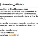 Daniel Lévi Instagram - «Tes vœux sont là et resterons jusqu’à que tu reprennes ta plume pour en écrire à nouveau à la venue de Machiah… Chanatova mon mari je t’aime, nous t’aimons❤️ » Chanatova à vous tous que vous soyez inscrits dans le livre de la vie. Prenez soin de vous et remplissez votre cœur d’amour car rien n’est plus fort🙏🏻❤️