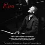 Daniel Lévi Instagram - Grâce à votre soutien, votre générosité et vos dons, un piano sera déposé le lundi 4 septembre à l’Institut Gustave Roussy, à Paris (Villejuif)🙏🏻❤️ L’opération « Un euro pour un piano » se poursuit jusqu’au 31 août. 💌 Pour continuer à nous soutenir et faire vos dons : tinyurl.com/1europour1piano (lien en bio)