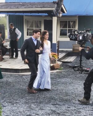Daniel Lissing Instagram - Can you remember this scene #hearties ?? #throwbackthursday with my great friend @erinkrakow #hearties #tbt @hallmarkchannel @wcth_tv #adr