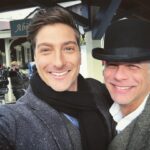 Daniel Lissing Instagram - #throwbackthursday #tbt being silly with my mate @martincummins_ #goodtimes in #hopevalley #hearties Tune in to the season 6 premiere this Sunday night! You know where.. @hallmarkchannel .. I’ll be watching!! 😃👍🏼 Jamestown Movie Set