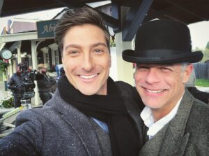 Daniel Lissing Instagram - #throwbackthursday #tbt being silly with my mate @martincummins_ #goodtimes in #hopevalley #hearties Tune in to the season 6 premiere this Sunday night! You know where.. @hallmarkchannel .. I’ll be watching!! 😃👍🏼