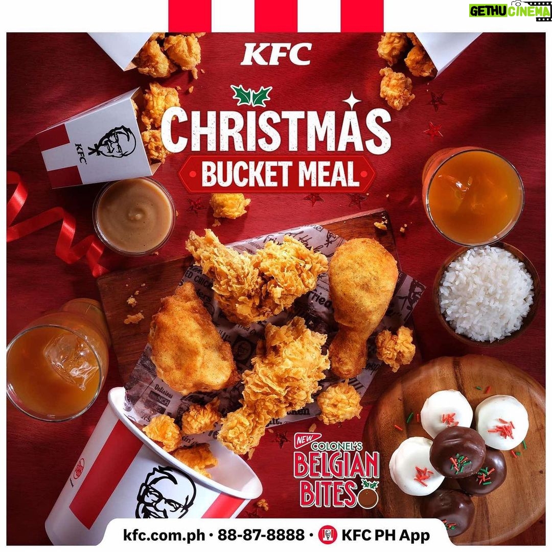 Daniel Padilla - 106.4K Likes - 'Tis the SZN for sharing! Colonel up and get our KFC Christmas Bucket meal this holiday season! 🍗🎁
#KFCChristmasBucketMeal #KFCBucketSZN