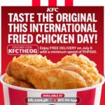 Daniel Padilla Instagram - Celebrate International Fried Chicken Day with a FREE DELIVERY treat from KFC! With a minimum spend of Php550, you can enjoy FREE DELIVERY when you order using the KFC app or website. Use the voucher code “KF CTHEOG” to enjoy this deal! #NothingLikeKFC