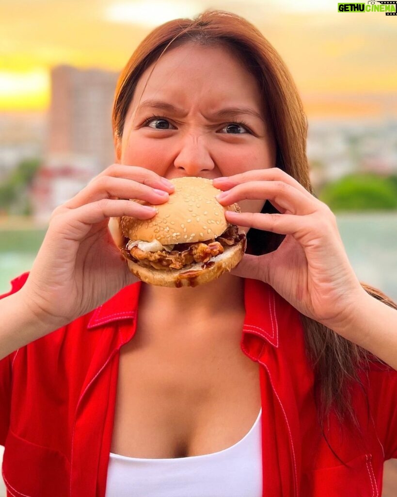 Daniel Padilla Instagram - Wrap your hands on our newest snack! Enjoy the savory flavors of the KFC Smoky BBQ Zinger Sandwich on the go! #SmokinGood