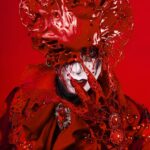 Daniel Wallace Instagram – 3.Red 
The two things that fascinate people most are #Sex and #death.The creation of life and the secret to life nobody wants to know.
i wanted to represent red with blood.It has the same duality as Life in that it is paired with death.
As a gay man growing up in the 80’s with the aids epidemic…. whenever i thought about sex i immediately thought about death and i thought about blood.My blood.i worried about being infected and i worried about dying.There wasn’t enough education and a lot of misinformation.
Luckily in this country we now live in a time when the virus can be well managed with the right medication and hopefully a cure is in sight.Death is no longer a worry and a full and healthy life can be achieved.Things are not that scary anymore.What we need to get rid of now within the community is the Stigma people with HIV still recieve.We have prep available and people that are adhering to medication can become undetectable and undetectable equals untransmitable.#uequalsu 
I shall be supporting the fabulous@georgehousetrust  on the float this year at @manchesterpride who do an amazing job and provide a fabulous service for people living with the virus.
come support myself and some fellow #manchesterqueens on the parade this year representing GHT!
photo by @faketrashstudio 
blood splash mask by @el_samu.obj 
jacket by @lizziebiscuits
#blood #splash #vampire #life #death #gothic Islington Mill