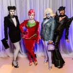 Daniel Wallace Instagram – Diva’s night out @factory_international… but did we choose the blue pill or do we go go for the red?!
I’m wearing @florencias_wigs and @lizziebiscuits obviously.Haven’t a clue who anyone else is wearing…..but don’t they look sensational?
Snapped by fabulous @jodyhartley 💗 Factory International