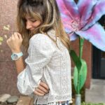 Daniela Pantano Instagram - 💜Amor x mi @swatch_ar 💜 #fleetinglyiceblue #swatch ( tuve al mejor fotógrafo del mundo ❤️💕) Swatch