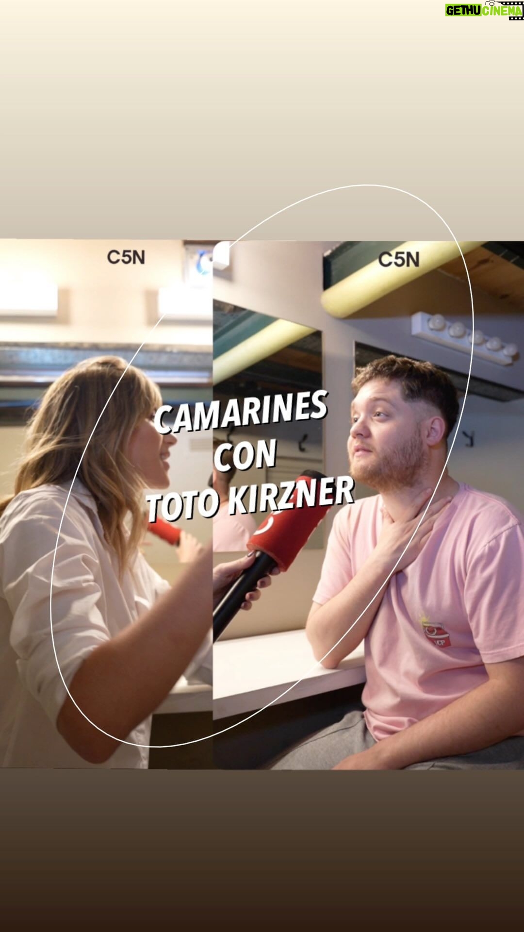 Daniela Pantano Instagram - 💪Mano a mano con el genio de @tomaskirzner para @c5n 💪 gracias toto por la buena onda ! Y gracias a @vanebafaro @paulkirzner por la gestión!! No se pierdan “Votemos” en el @teatrometropolitanok la rompen ❤️
