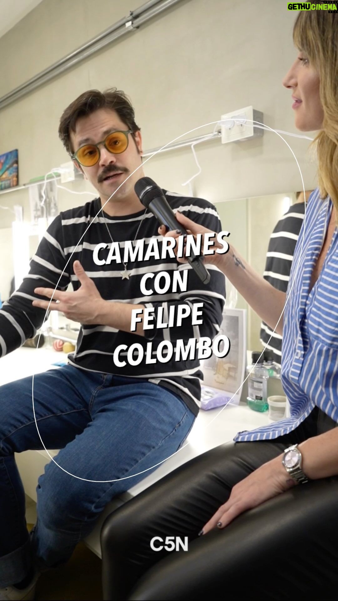 Daniela Pantano Instagram - 💪 mano a mano con el genio de @felipecolombook para @c5n 💪