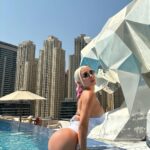 Daniella Chávez Instagram – NO ES NI MUY TEMPRANO, NI MUY TARDE, ESTAS EN EL MOMENTO PERFECTO PARA VIVIR LA VIDA QUE MERECES✨💫 In love with this City💖Dubai🪄 Dubai, United Arab Emirates