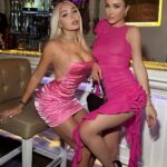 Daniella Chávez Instagram - Barbie Night💗Cuál es tu foto Fav? @NovaMEN & @FashionNova Dress🎀 Miami / USA