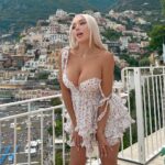 Daniella Chávez Instagram - Nice weekend🌸Link in Bio🌸 Positano, Amalfi Coast, Italy