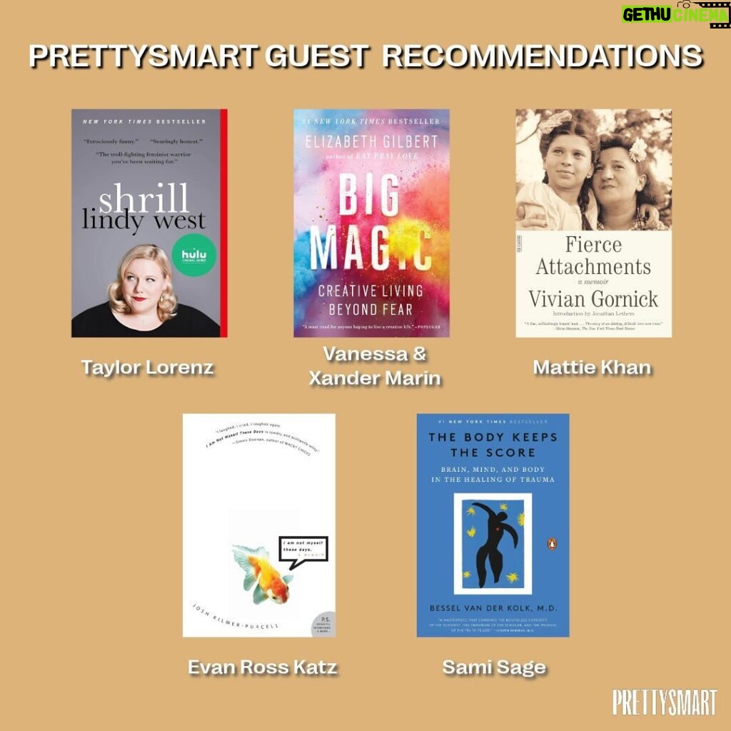Danielle Robay Instagram - From the 2023 vault: @beprettysmart guests + @daniellerobay favorites of the year 📚 NON - FICTION: 1. Poverty, By America by Matthew Desmond 2. On Our Best Behavior: The Seven Deadly Sins and the Price Women Pay to Be Good by @eliseloehnen 3. Burn the Boats: Toss Plan B Overboard and Unleash Your Full Potential by @mhiggins 4. Under the Eye of Power: How Fear of Secret Societies Shapes American Democracy by Colin Dickey 5.  Atomic Habits: An Easy & Proven Way to Build Good Habits & Break Bad Ones by @jamesclear 6. Lives of the Wives: Five Literary Marriages by Carmela Ciuraru 7. The Art Thief: A True Story of Love, Crime, and a Dangerous Obsession by @mike_finkel 8. Built From the Fire: The Epic Story of Tulsa’s Greenwood District, America’s Black Wall Street by @vluck89 9. A Fever in the Heartland: The Ku Klux Klan’s Plot to Take Over America, and the Woman Who Stopped Them by Timothy Egan 10. Invisible Women: Data Bias in a World Designed for Men by @ccriadoperez FICTION: 1. Table for Two by @jasminepics 2. The Last Summer on State Street by @toyawolves 3. Carrie Soto is Back by @tjenkinsreid 4. Yellowface by @kuangrf 5. Honor by @thrity_umrigar @beprettysmart GUEST PICKS: 1. More Myself by @aliciakeys | @kellyrowland and @authoressjess 2. All About Love by @bellhooks_ | @aurorajames 3. Backlash: The Undeclared War Against Women by Susan Faludi | @jessicabennett 4. The Body Keeps the Score: Brain, Mind, and Body in the Healing of Trauma by @bessel_van | @sami 5. My Human Design by @jennazoe | @cleowade 6. I am Not Myself These Days by Josh Kilmer-Purcell | @evanrosskatz 7. Magic of Tidying Up @mariekondo | @vashtie 8. Fierce Attachment by Vivian Gornick | @matkahn 9. Big Magic: Creative Living Behind Fear by @elizabeth_gilbert_writer | @vanessaandxander 10. Shrills: Notes for Loud Women by @thelindywest | @taylorlorenz