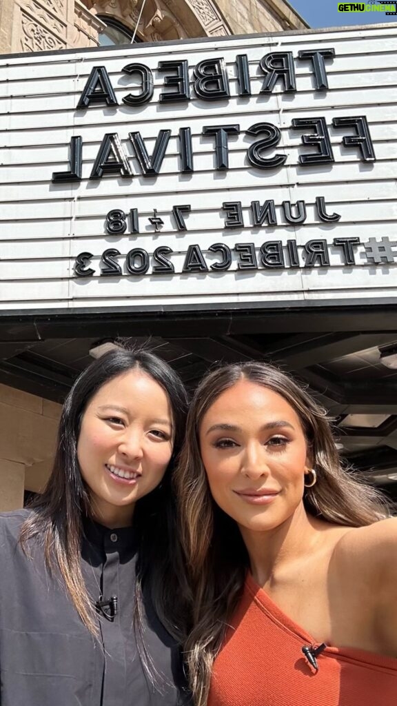 Danielle Robay Instagram - Ride along and chat it up with last year’s #ATTUntoldStories winner So Young Shelly Yo, on her way to the @Tribeca premiere of her film “Smoking Tigers.” #Tribeca2023