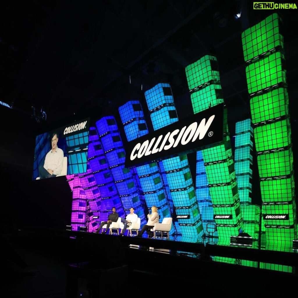 Danielle Robay Instagram - At Collision Conference with @att in Toronto talking about the game-changing power of connection + the mind-blowing future of tech. The future is here. Whether it's AI, VR, or nanotech, we're on the brink of a technological revolution that will reshape the way we live, work, and play. And amidst all the advancements, one thing remains crystal clear: as long as we’re connected the future looks bright 💫 #CollisionConf #Collision2023 #TechConference #attinfluencer Toronto Canada