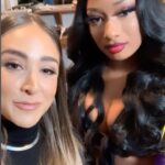Danielle Robay Instagram – Smart Looks Good On You 💡💋 
swipe for proof → @theestallion @issarae @saweetie