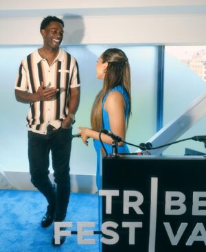 Danielle Robay Instagram - Tribeca Festival and @ATT have become known, each June, for celebrating artists with something to say.  In partnership, they created an amazing program called AT&T Untold Stories— each year, they award $1 million dollars, mentorship, and distribution support to systemically underrepresented filmmakers to produce their films. 

This year, David Fortune won for his film concept Color Book. Next year his debut feature film will premiere at Tribeca!  To see someone’s life change in front of you is pretty special ✨.

S/O to the amazing judges panel: @derekluke @itsmomcrae @michaelmichelelegit AT&T’s  Kellyn Smith Kenny and @nardeepthoughts 

Art is a community experience…Connect Stories • Change Perspectives. #ATTUntoldStories #AttInfluencer #Tribeca2023
