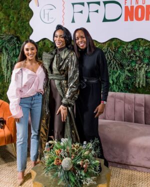 Danielle Robay Instagram - @thefemalefoundercollective keynote last week was ✨✨. I was in conversation with @WinnieHarlow, founder of @cayskin + CEO @karenbarner1 (fellow Chicagoan!)

Winnie is 1 of under 100 black female founders who’s raised over $1m in funding ($4.1m), a remarkable feat (and also an upsetting statistic worth noting and changing). Discovered on ANTM, internationally recognized as a supermodel her life in many ways seems like it was sprinkled with gold dust. But it’s deeper than that + here was my takeaway from our conversation: 𝗦𝗵𝗲 𝗱𝗼𝗲𝘀𝗻’𝘁 𝘀𝗲𝗲 𝗡𝗢 𝗮𝘀 𝗮 𝗯𝗮𝗿𝗿𝗶𝗰𝗮𝗱𝗲, 𝘀𝗵𝗲 𝘀𝗲𝗲𝘀 𝗡𝗢 𝗮𝘀 𝗡𝗘𝗫𝗧 𝗢𝗣𝗧𝗜𝗢𝗡.

•When Winnie was diagnosed with vitiligo some of her family members would point to a new spot on her back, or kids at school would bully her. Her grandmother said, NO, you’re beautiful and blessed and 
you will live as such. She has 😊.
•Winnie tried out for the VS fashion show. They said NO. She came back to audition the next year, and that show became a tentpole moment in her career. 
•Winnie applied for a job at Sephora at 16. They said NO. @cayskin is launching in Sephora Canada next week + she will be having an event at the same Sephora that turned her down.

Half the battle is believing you can. The other half is executing. And that means not taking NO for an answer; it simply means NEXT OPTION. 

Swipe to the last slide for some ✨ 📚 from Winnie