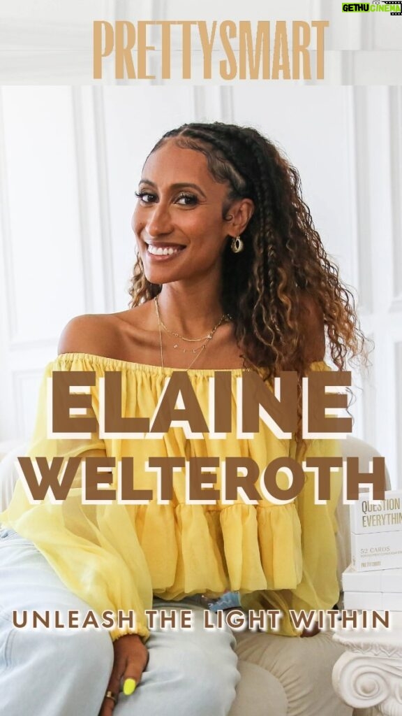 Danielle Robay Instagram - 𝐏𝐑𝐄𝐓𝐓𝐘𝐒𝐌𝐀𝐑𝐓: with @elainewelteroth Q 💡: Do you believe that you are ENOUGH? A 💋: Elaine believes you’re MORE THAN ENOUGH. How does she know? Well, she went on the journey herself: having endured years of sacrifices for her dream job (pb+j lunches and bad apartments), heartbreak (a web of lies), undulating friendships, firsts, lasts, and everything in between. Elaine says, “I learned to love who I am even if parts were forged by fire”. That’s the power of fire—it reveals the path in the darkness. Los Angeles, California